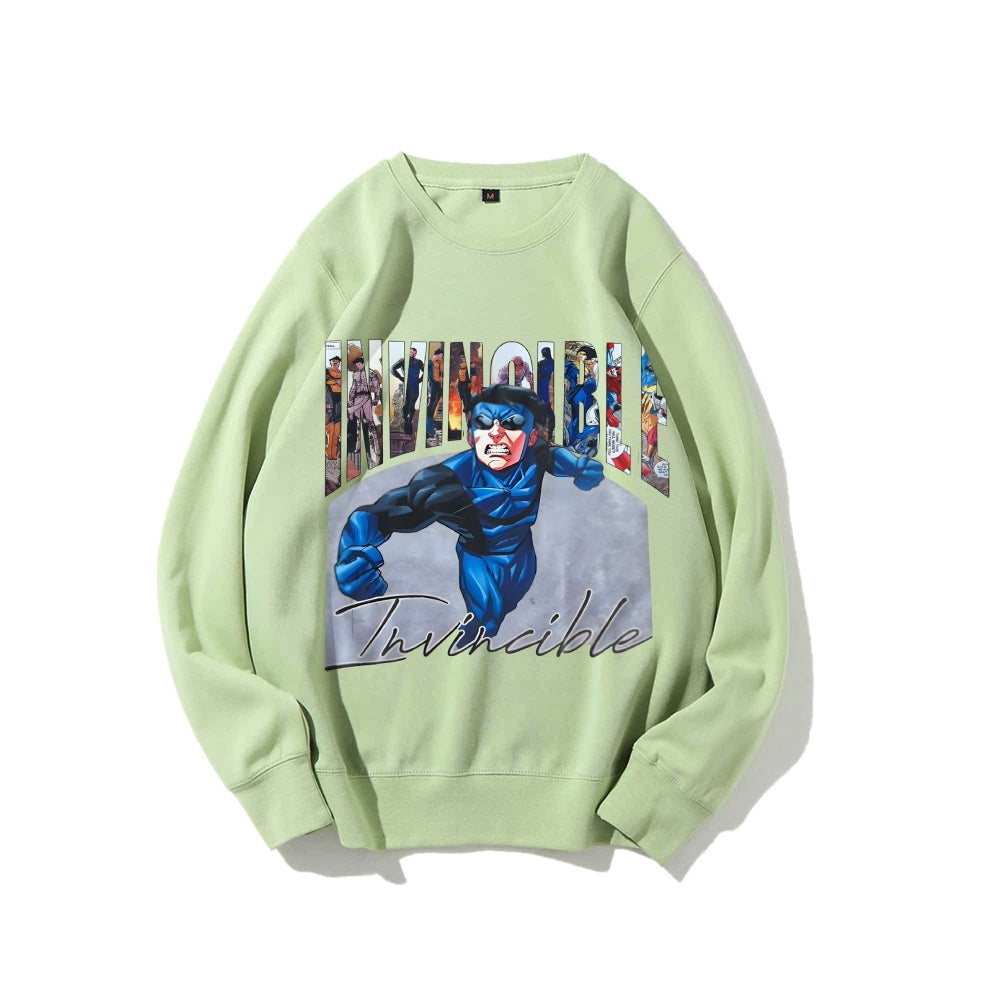 Casual Crewneck Sweatshirt Invincible