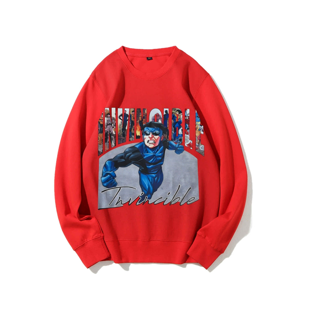 Casual Crewneck Sweatshirt Invincible
