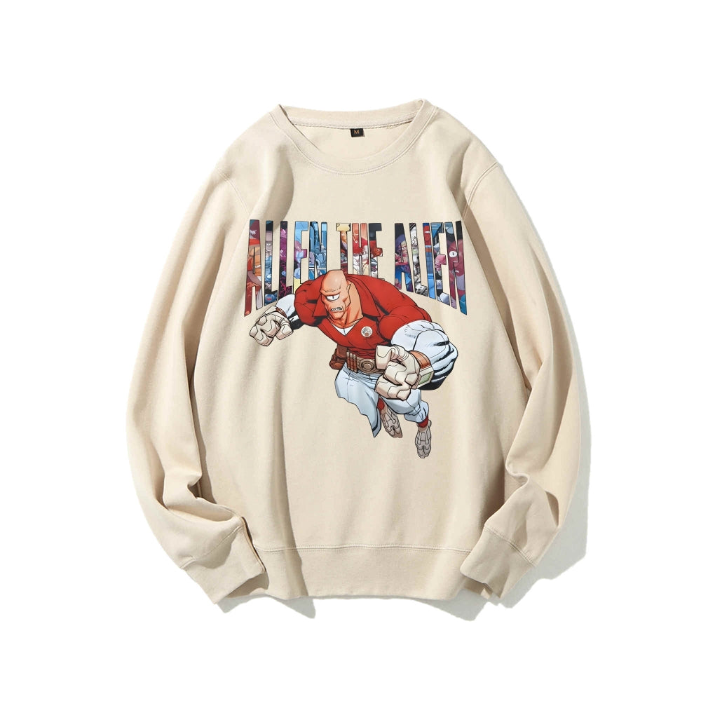 Casual Crewneck Sweatshirt Invincible