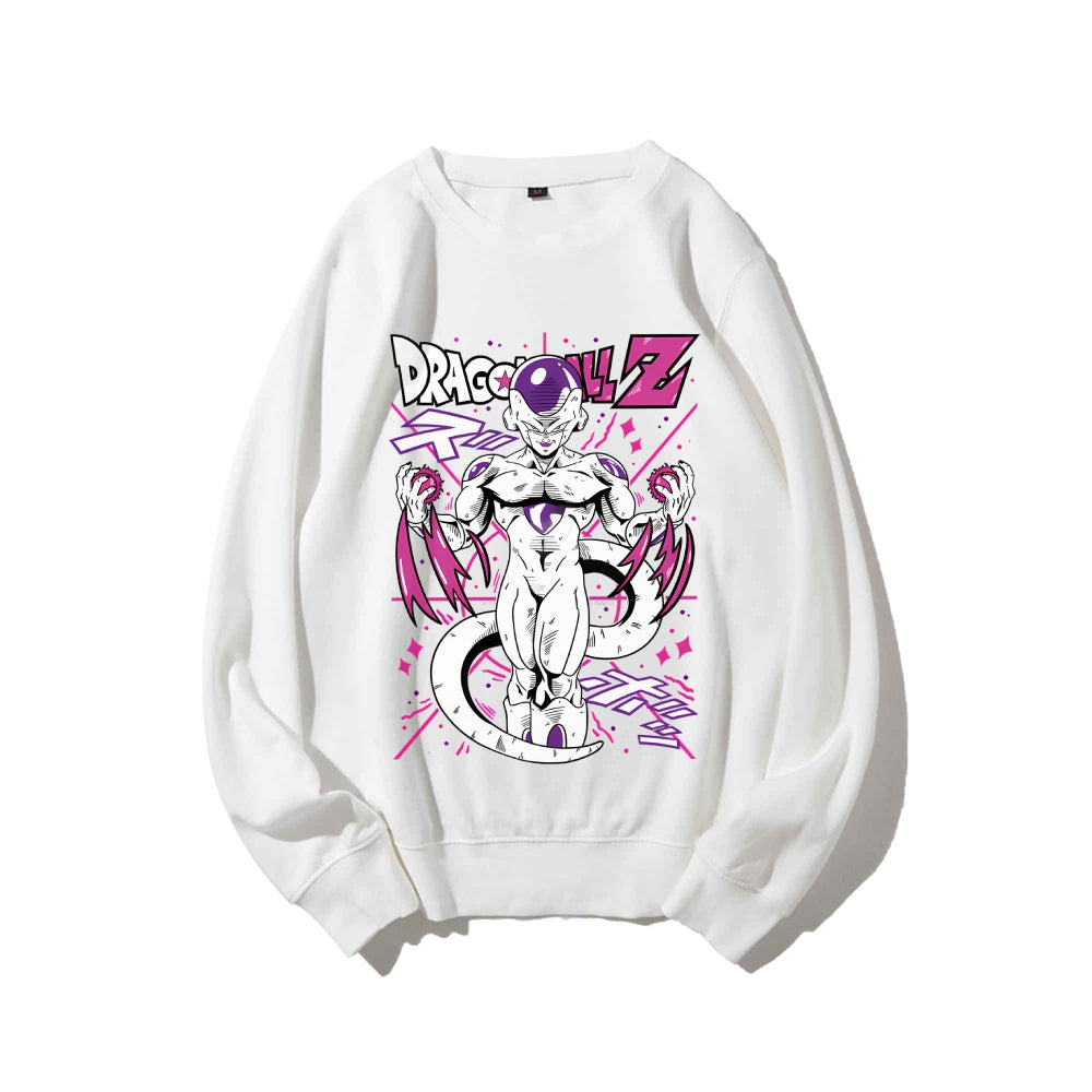 Casual Crewneck Sweatshirt Frieza