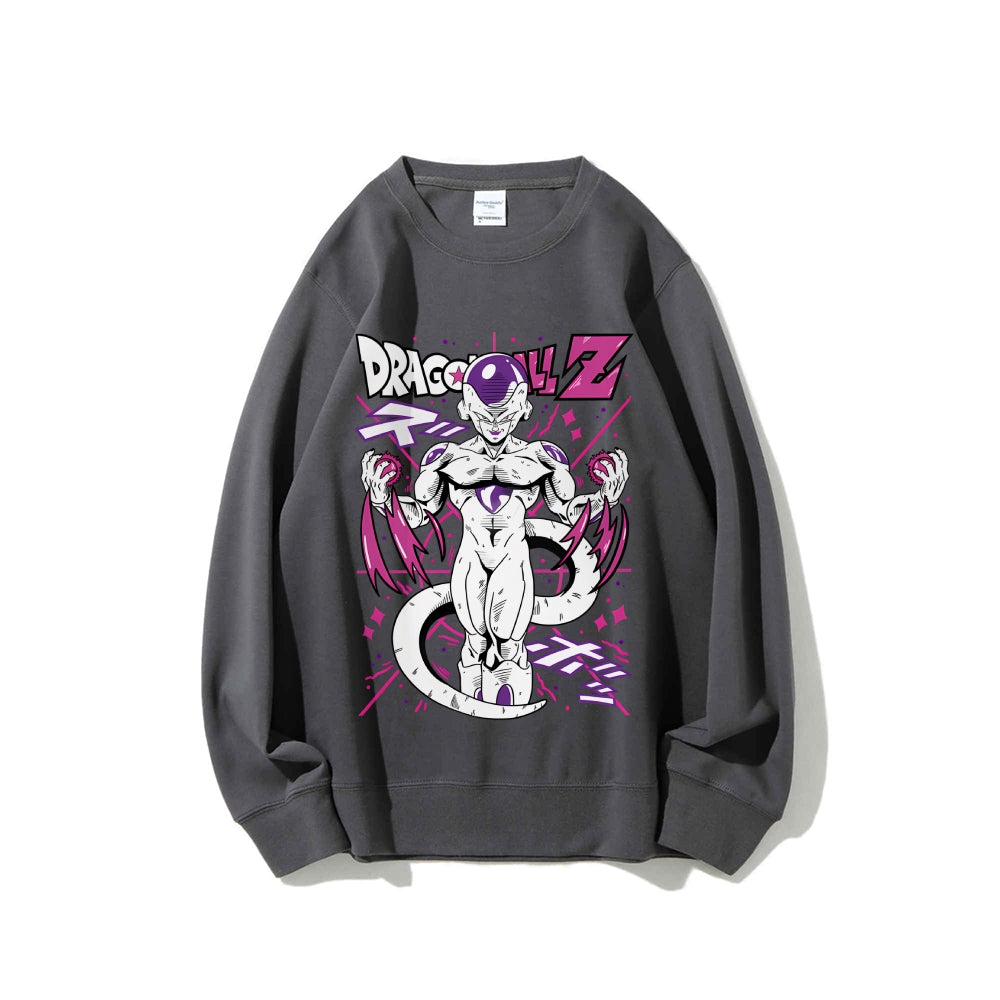 Casual Crewneck Sweatshirt Frieza
