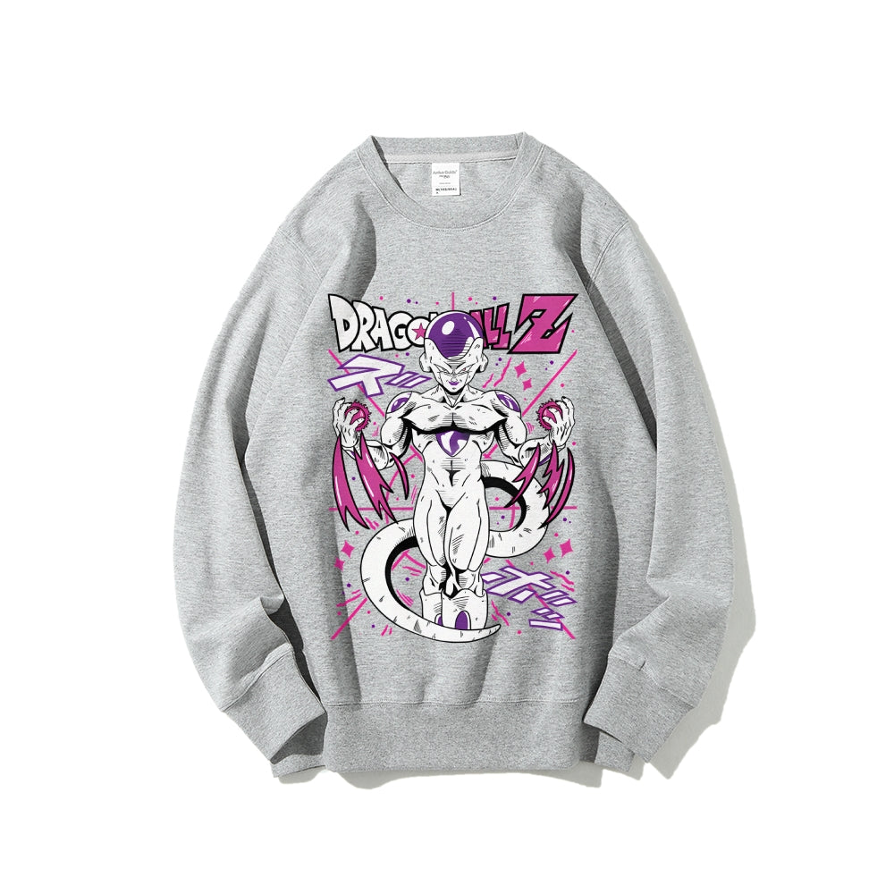 Casual Crewneck Sweatshirt Frieza