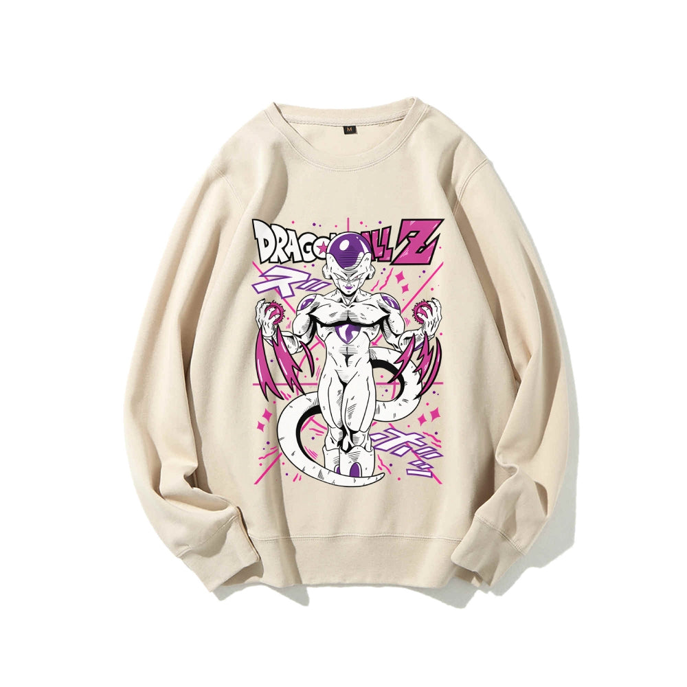 Casual Crewneck Sweatshirt Frieza