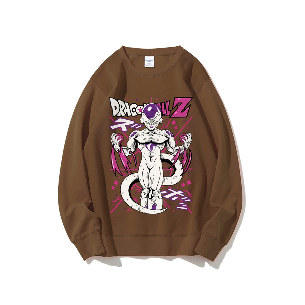 Casual Crewneck Sweatshirt Frieza