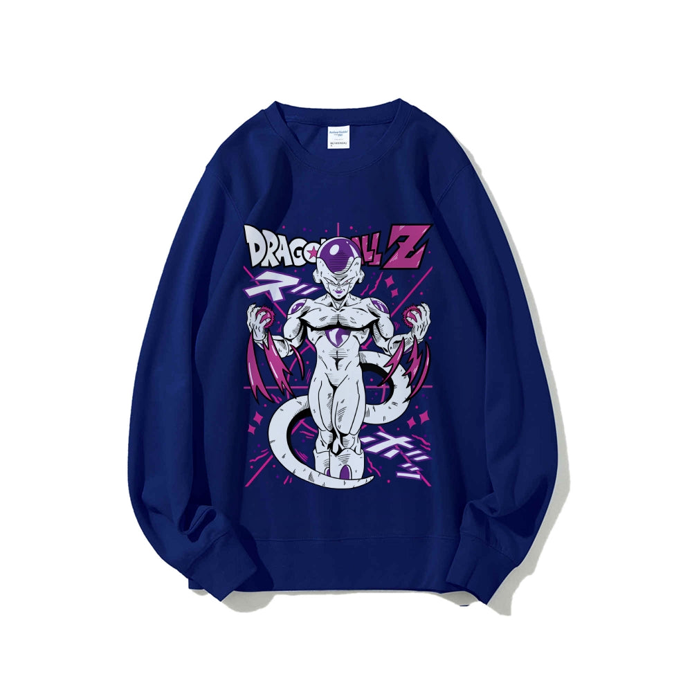 Casual Crewneck Sweatshirt Frieza