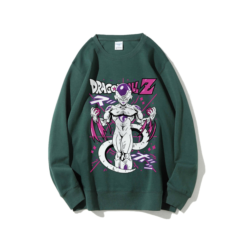 Casual Crewneck Sweatshirt Frieza