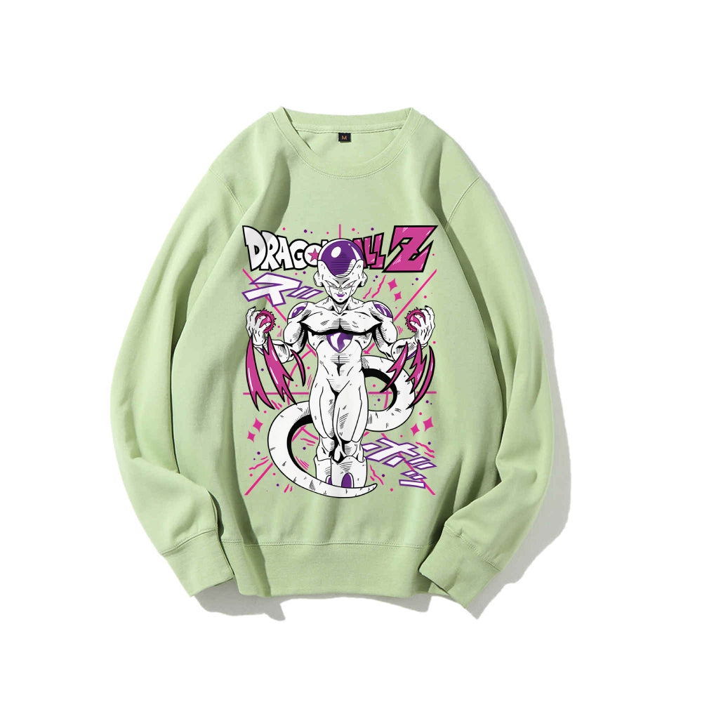 Casual Crewneck Sweatshirt Frieza