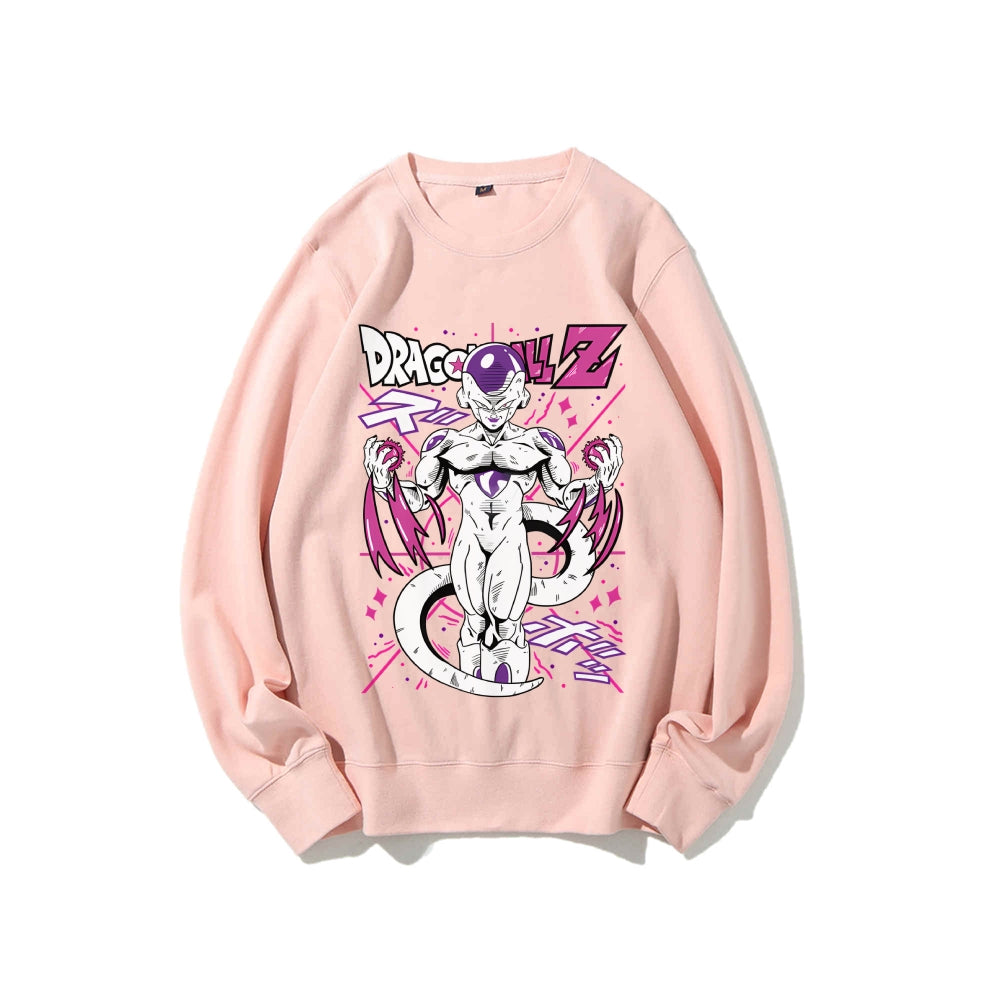 Casual Crewneck Sweatshirt Frieza