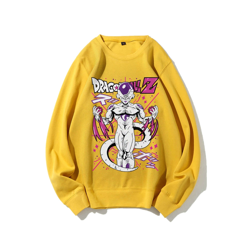 Casual Crewneck Sweatshirt Frieza