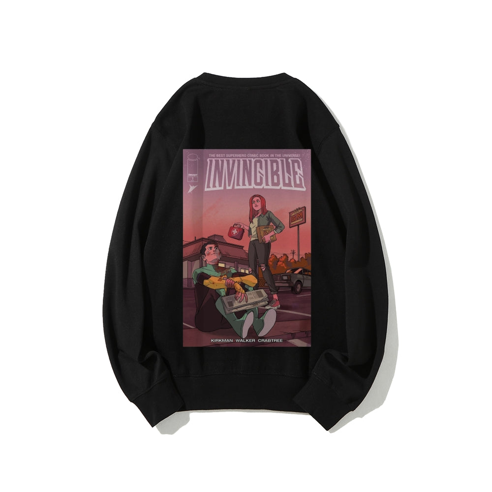 Casual Crewneck Sweatshirt Invincible