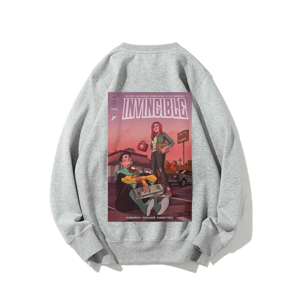 Casual Crewneck Sweatshirt Invincible