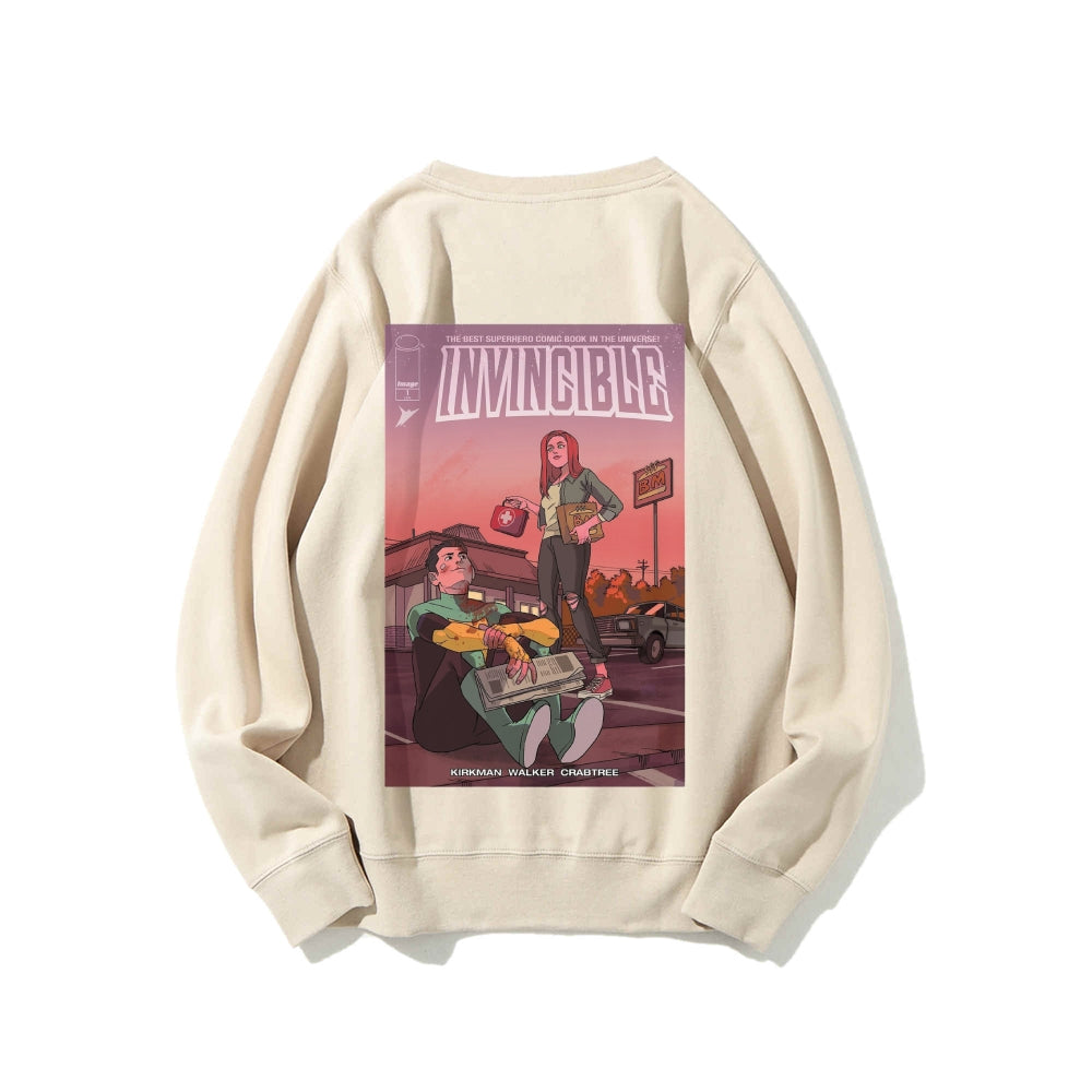 Casual Crewneck Sweatshirt Invincible