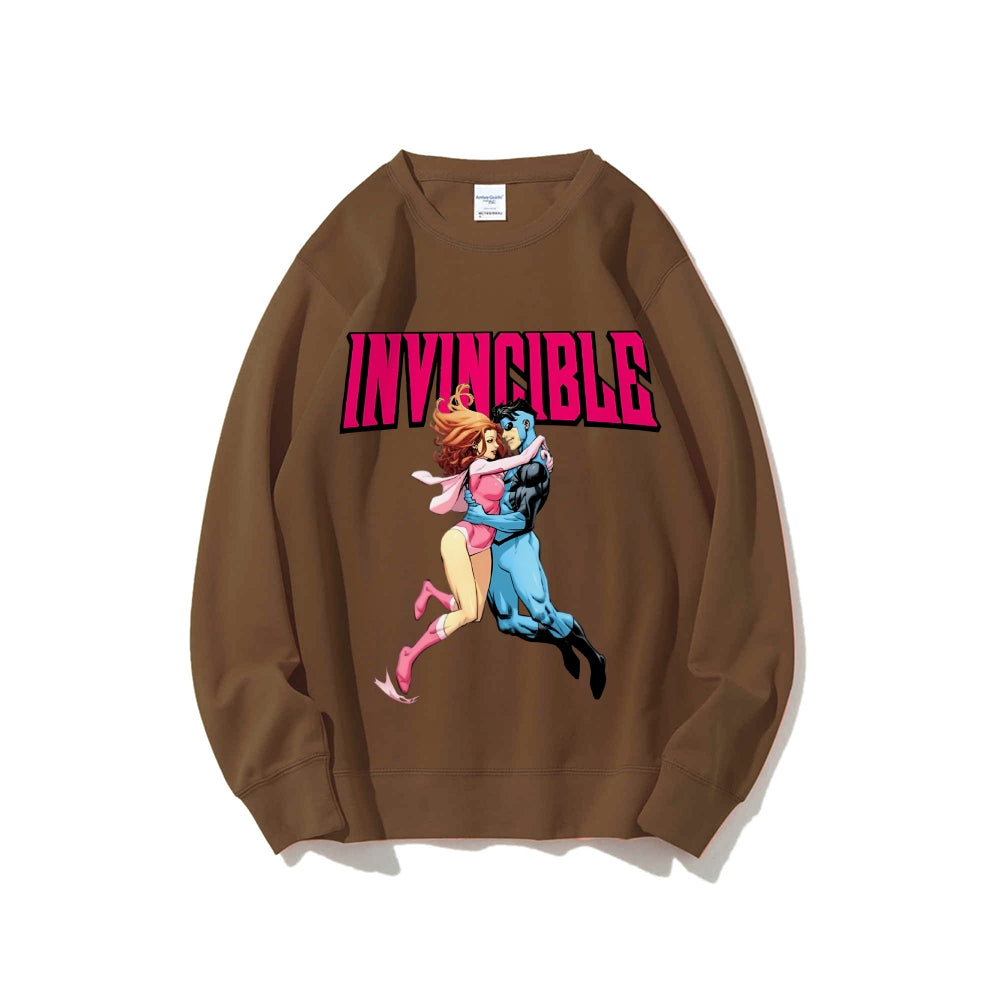 Casual Crewneck Sweatshirt Invincible