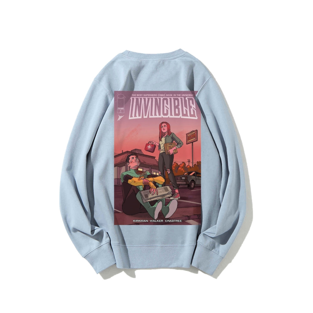 Casual Crewneck Sweatshirt Invincible