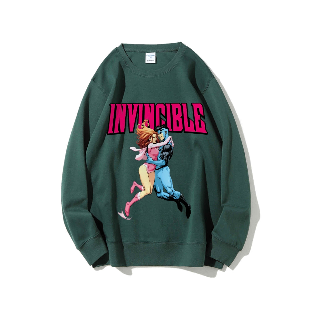 Casual Crewneck Sweatshirt Invincible