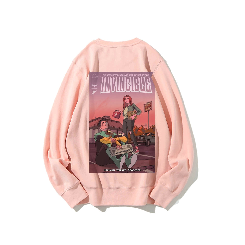 Casual Crewneck Sweatshirt Invincible