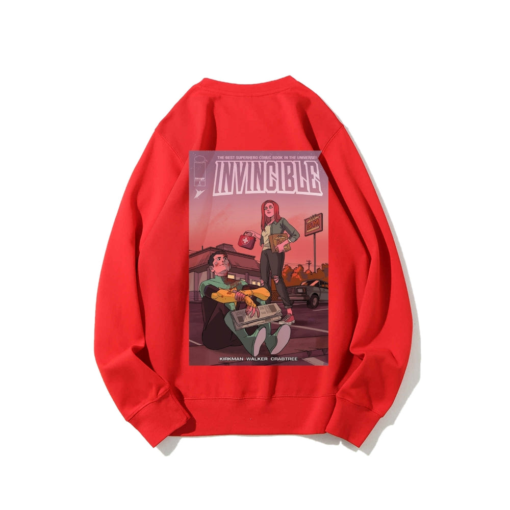 Casual Crewneck Sweatshirt Invincible