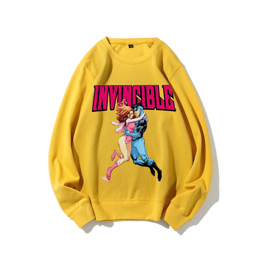 Casual Crewneck Sweatshirt Invincible