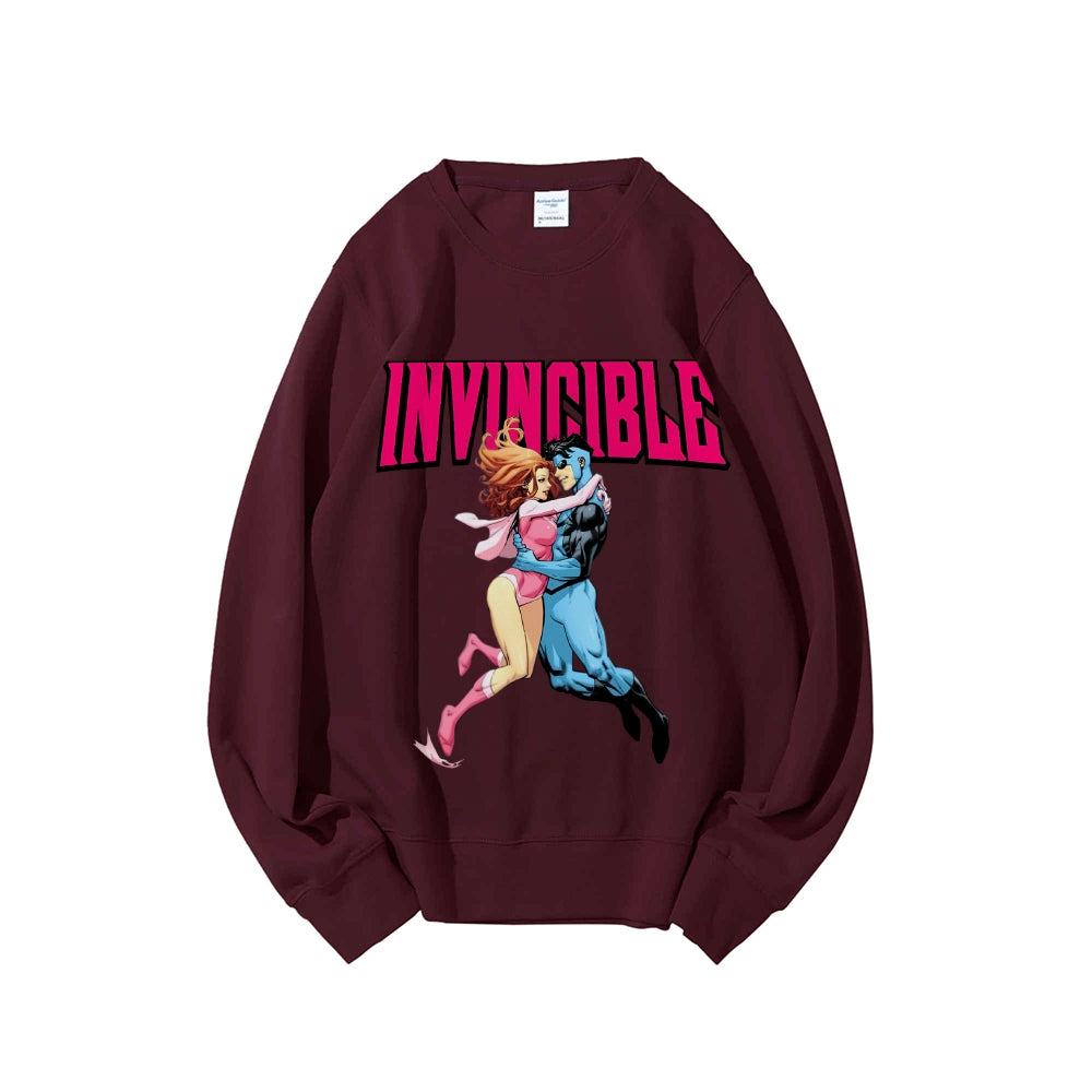 Casual Crewneck Sweatshirt Invincible