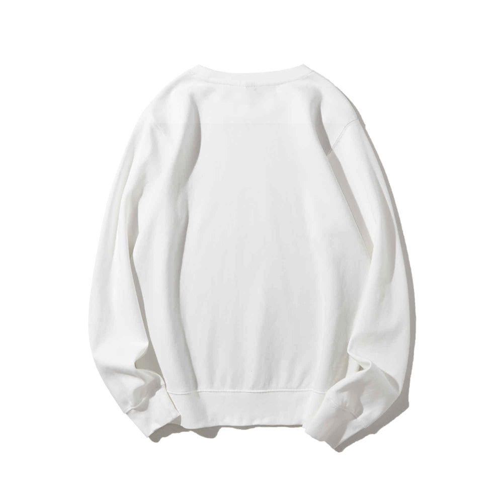 Howl's Moving Castle Embroidered Cotton Unisex Round Neck Anime Sweatshirt