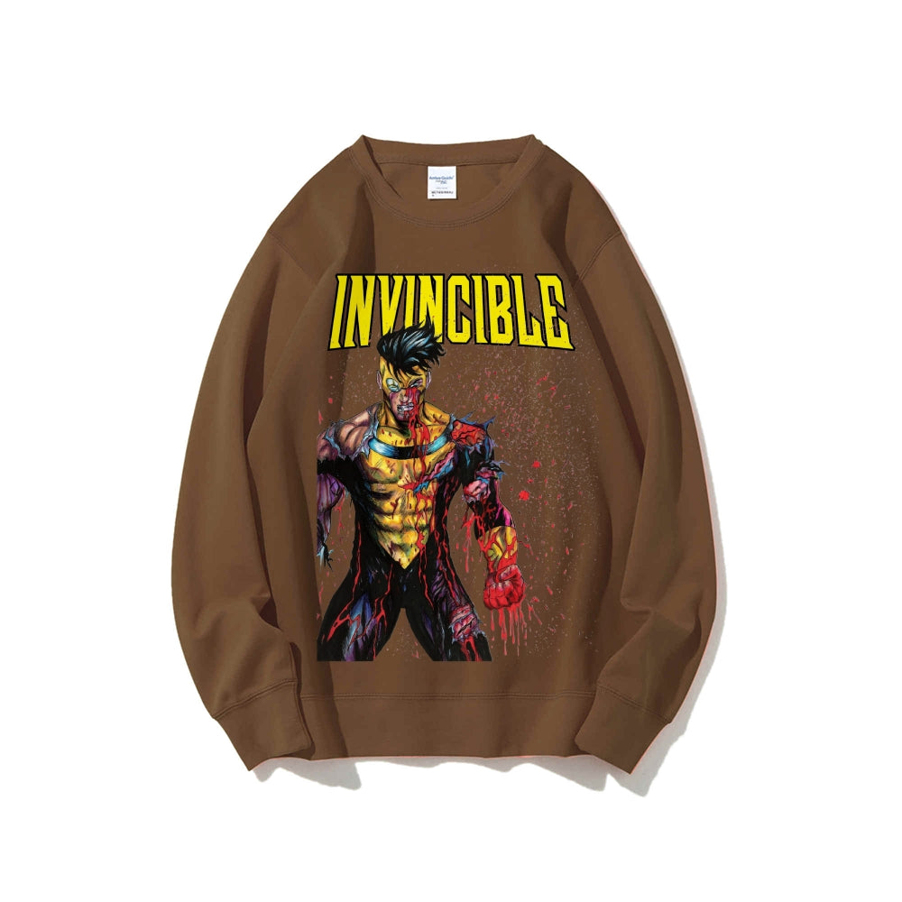 Casual Crewneck Sweatshirt Invincible