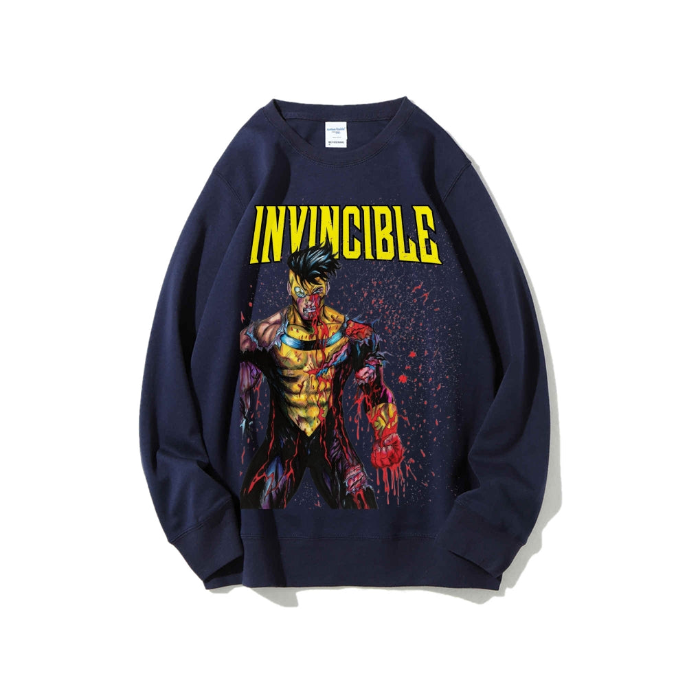 Casual Crewneck Sweatshirt Invincible