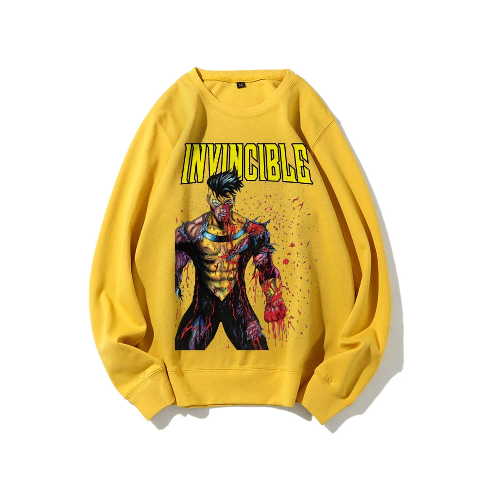 Casual Crewneck Sweatshirt Invincible