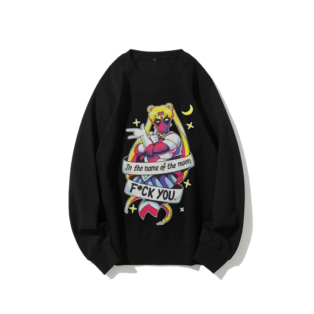 Casual Crewneck Sweatshirt Deadpool