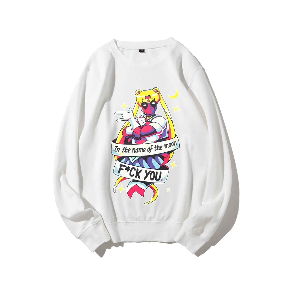 Casual Crewneck Sweatshirt Deadpool