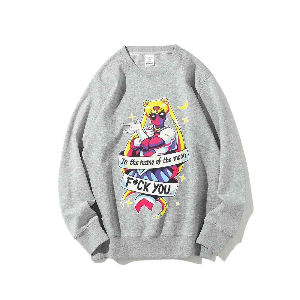 Casual Crewneck Sweatshirt Deadpool
