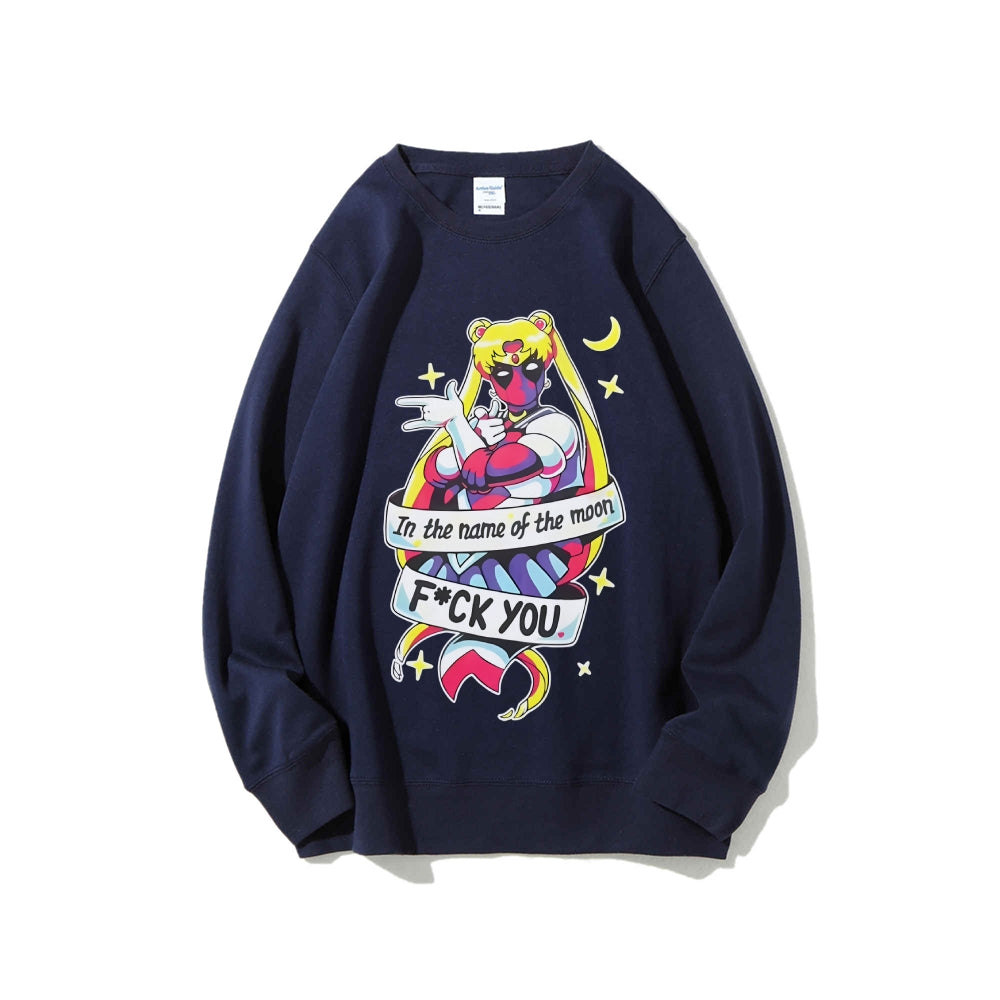 Casual Crewneck Sweatshirt Deadpool