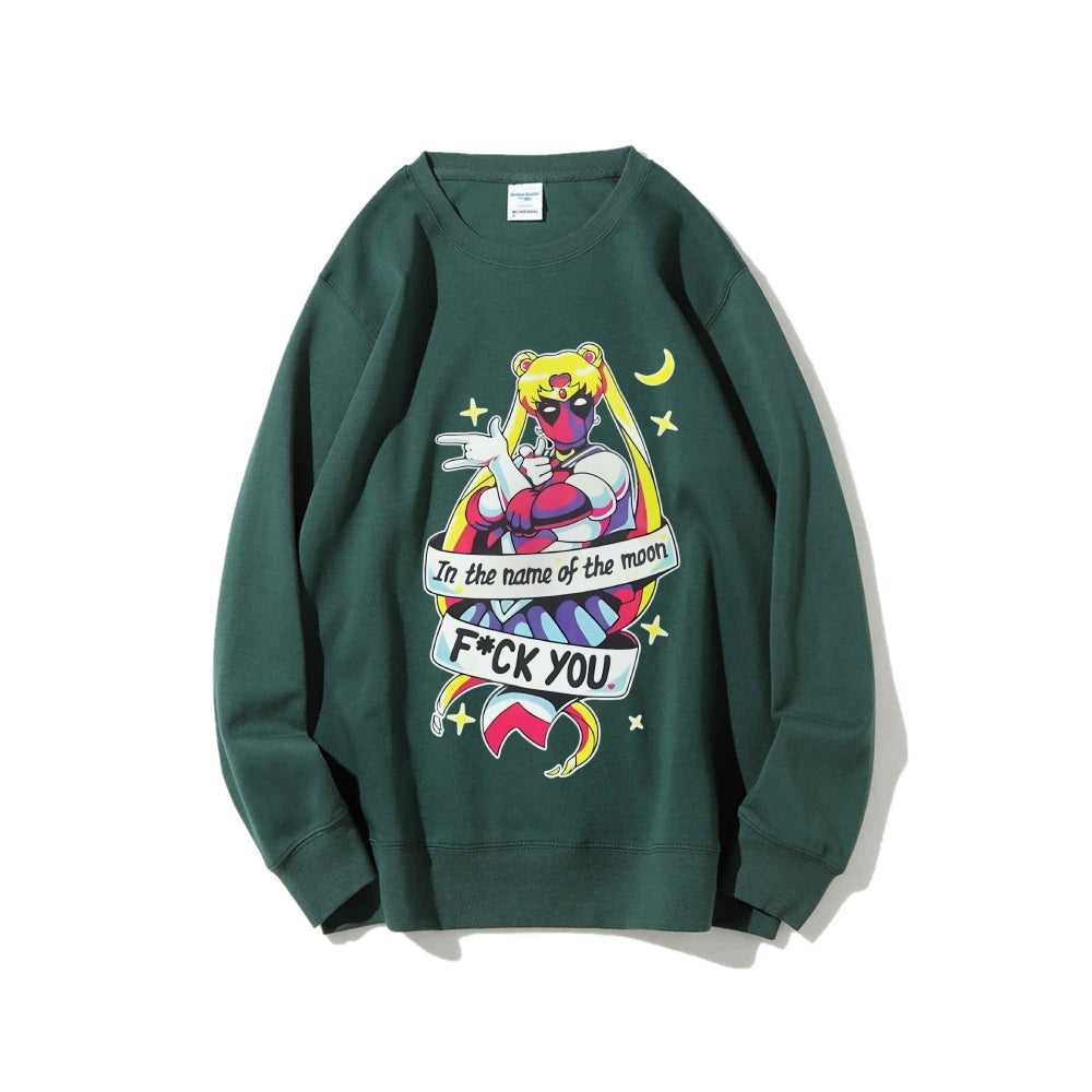 Casual Crewneck Sweatshirt Deadpool