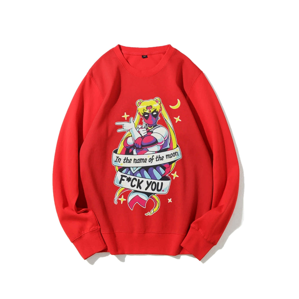 Casual Crewneck Sweatshirt Deadpool