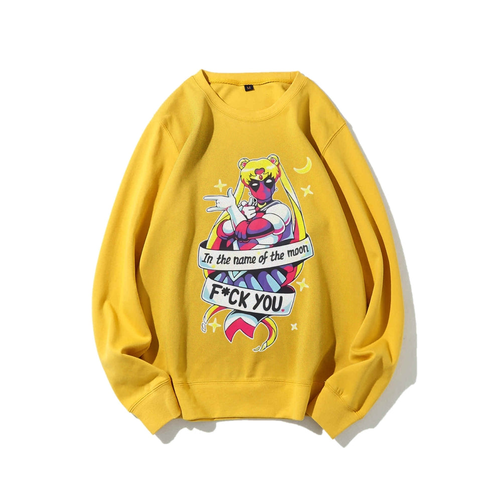 Casual Crewneck Sweatshirt Deadpool