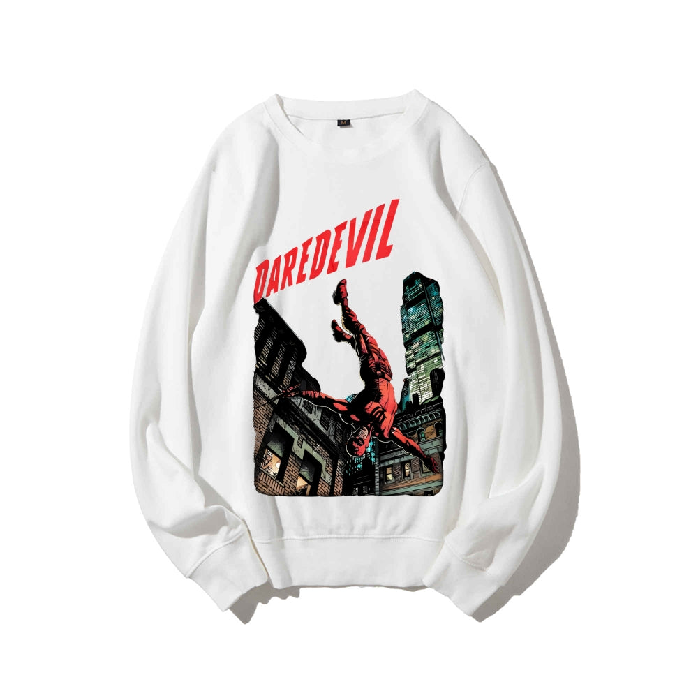 Casual Crewneck Sweatshirt Daredevil