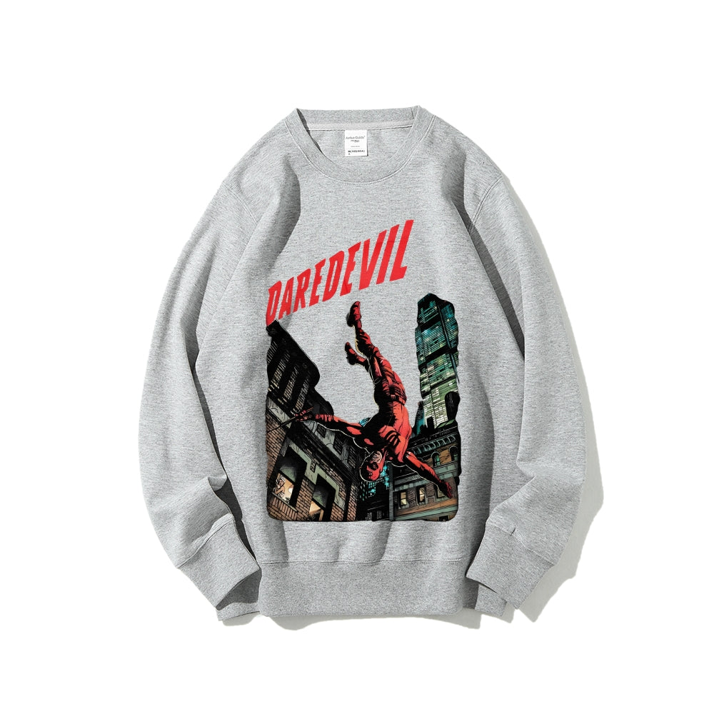 Casual Crewneck Sweatshirt Daredevil