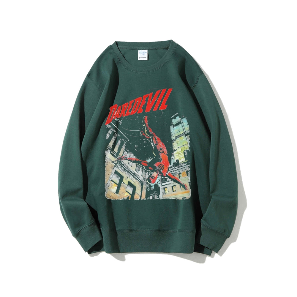 Casual Crewneck Sweatshirt Daredevil
