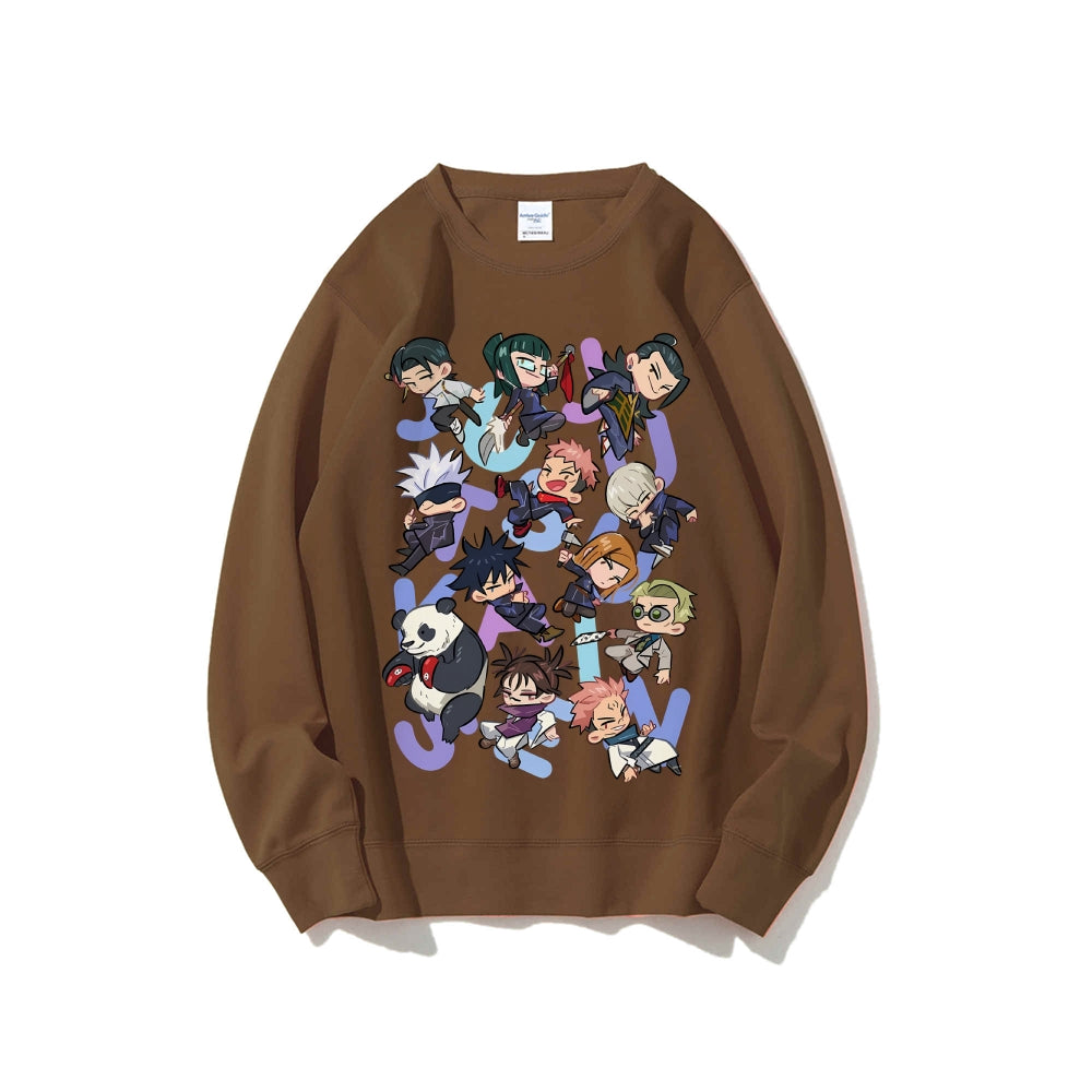 Casual Crewneck Sweatshirt Jujutsu Kaisen
