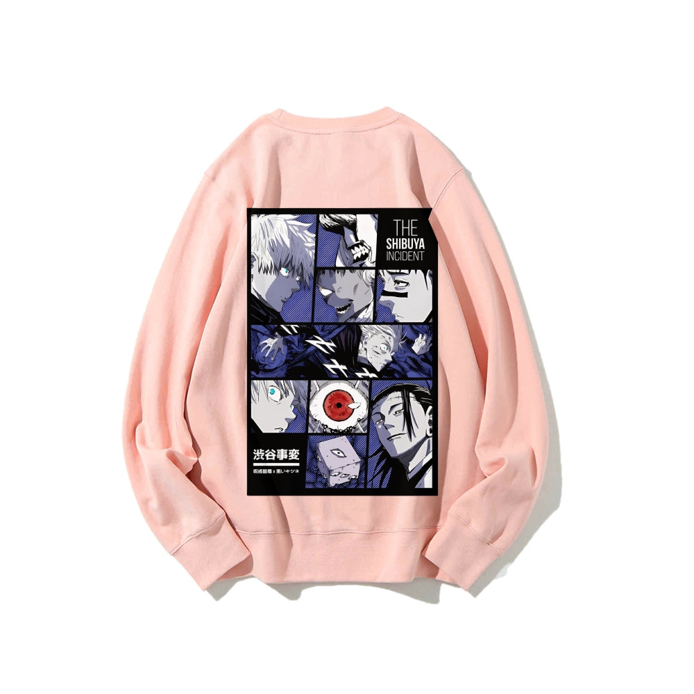 Casual Crewneck Sweatshirt Jujutsu Kaisen