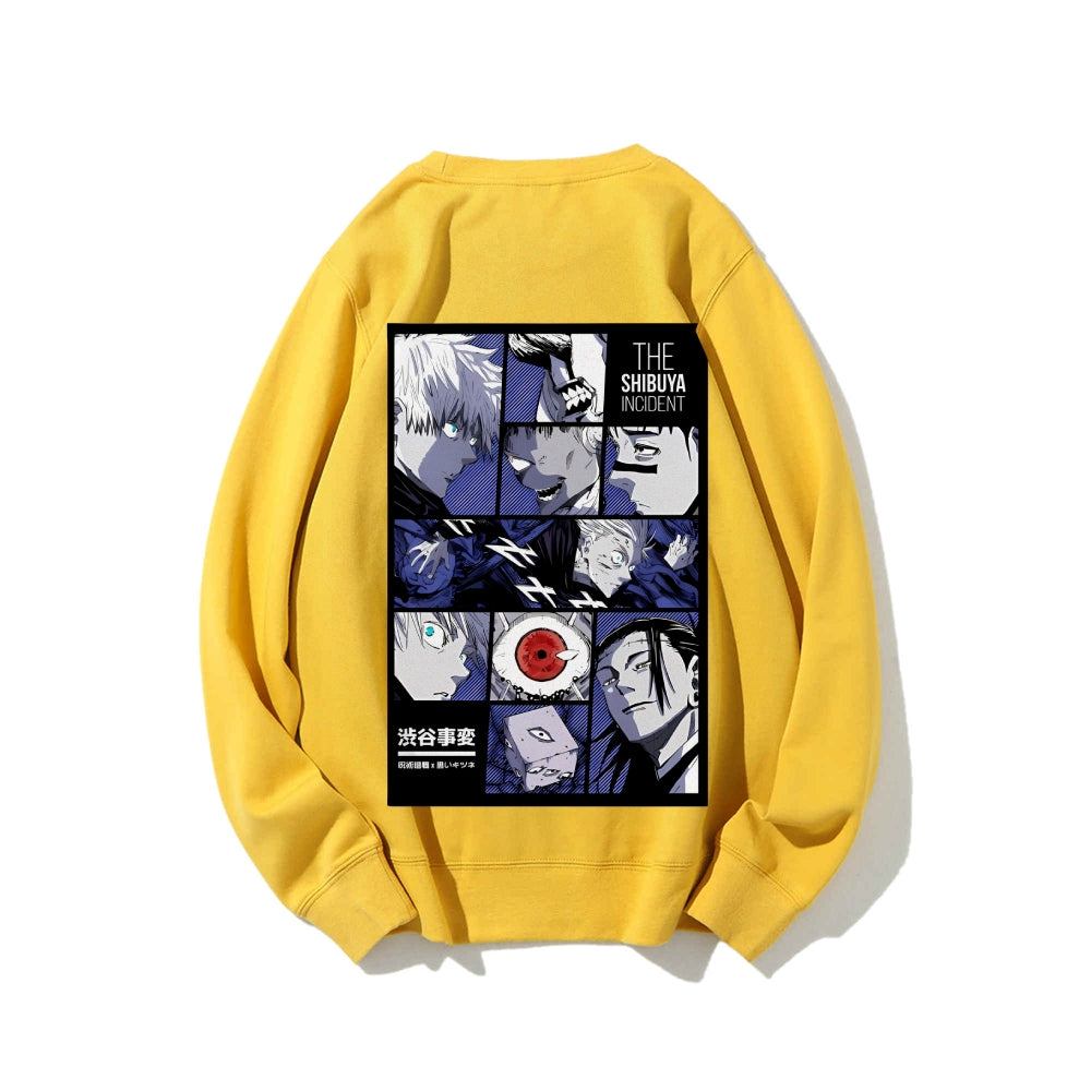 Casual Crewneck Sweatshirt Jujutsu Kaisen