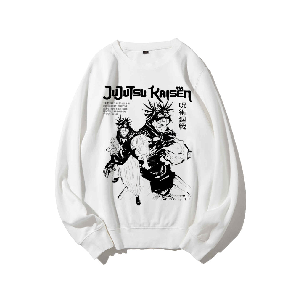 Casual Crewneck Sweatshirt Jujutsu Kaisen