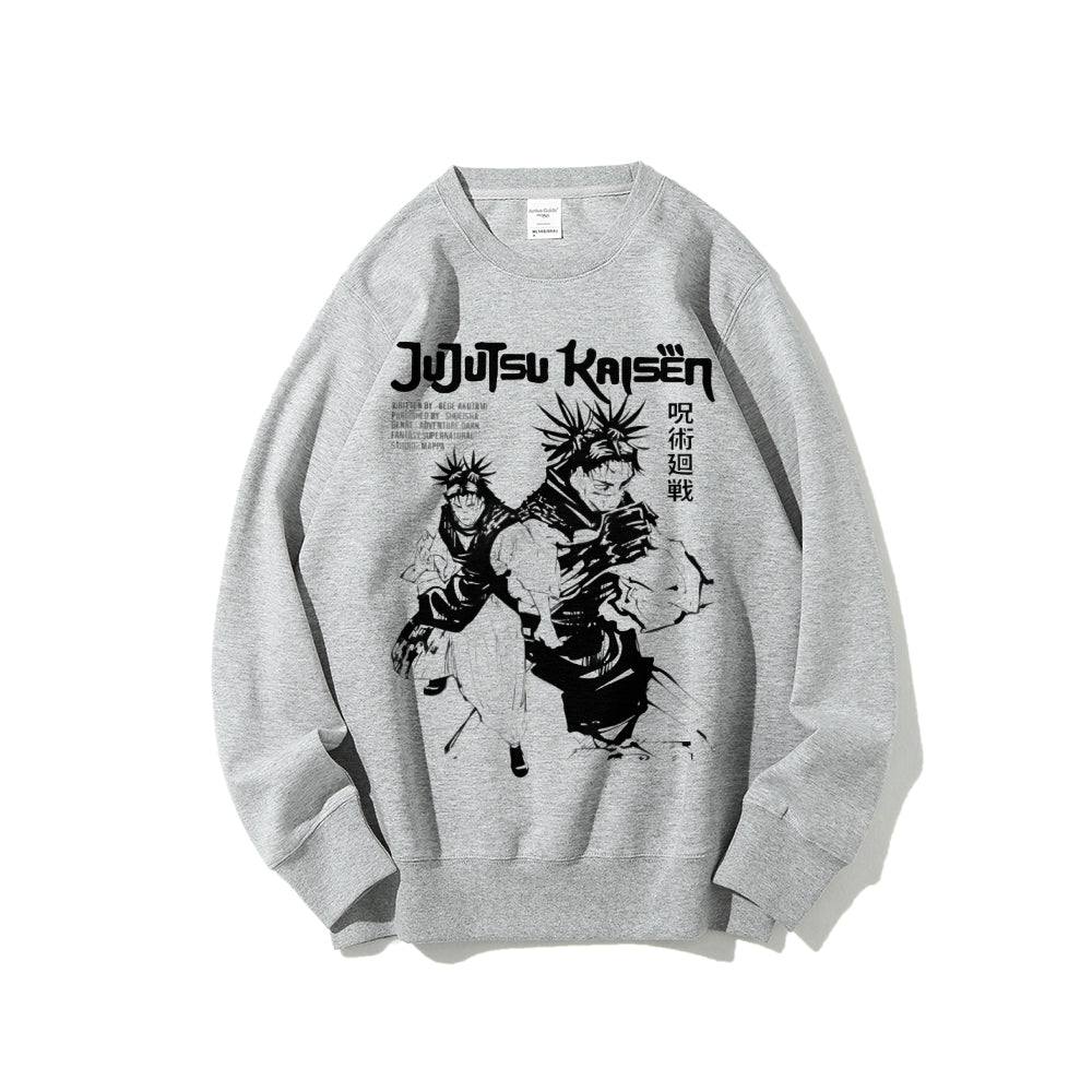 Casual Crewneck Sweatshirt Jujutsu Kaisen