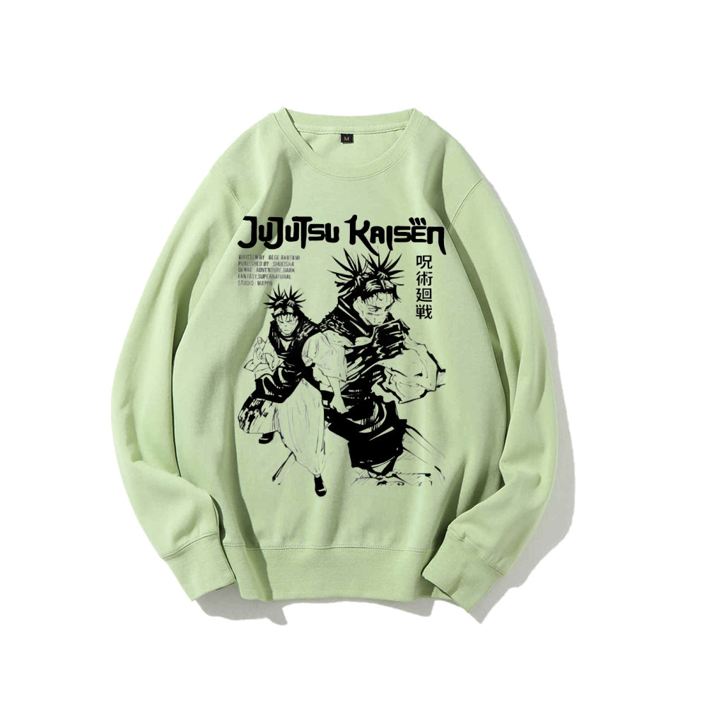 Casual Crewneck Sweatshirt Jujutsu Kaisen