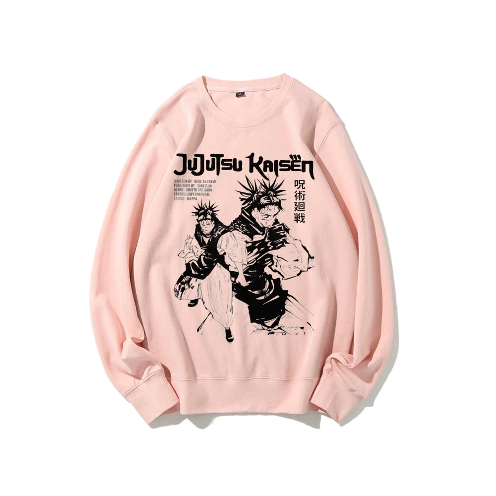 Casual Crewneck Sweatshirt Jujutsu Kaisen