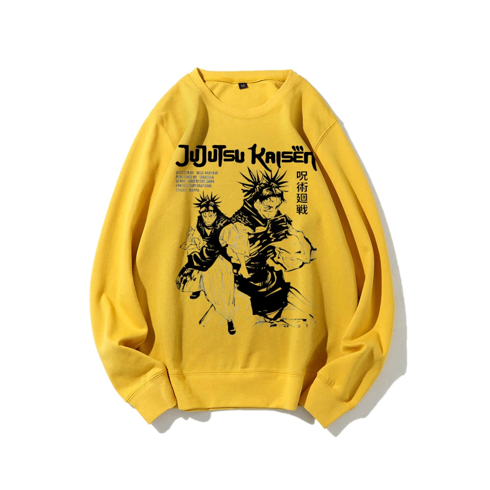 Casual Crewneck Sweatshirt Jujutsu Kaisen
