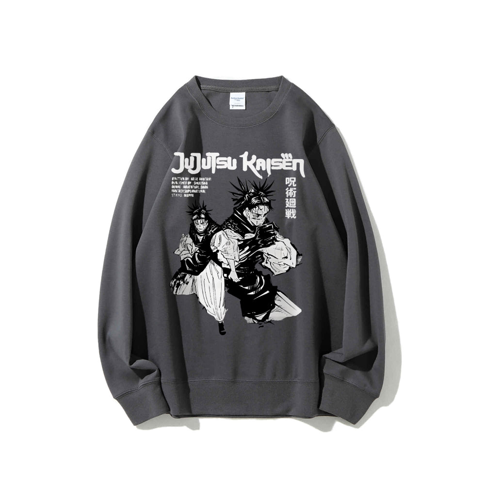 Casual Crewneck Sweatshirt Jujutsu Kaisen