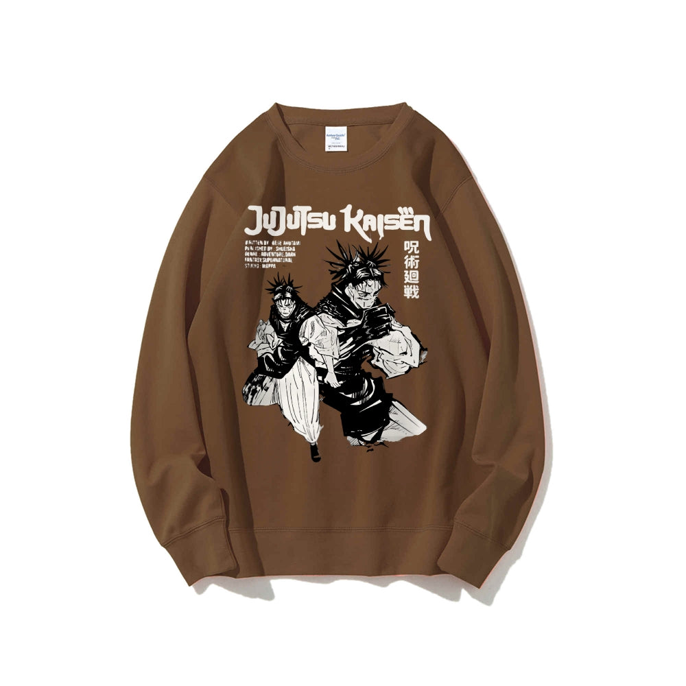 Casual Crewneck Sweatshirt Jujutsu Kaisen