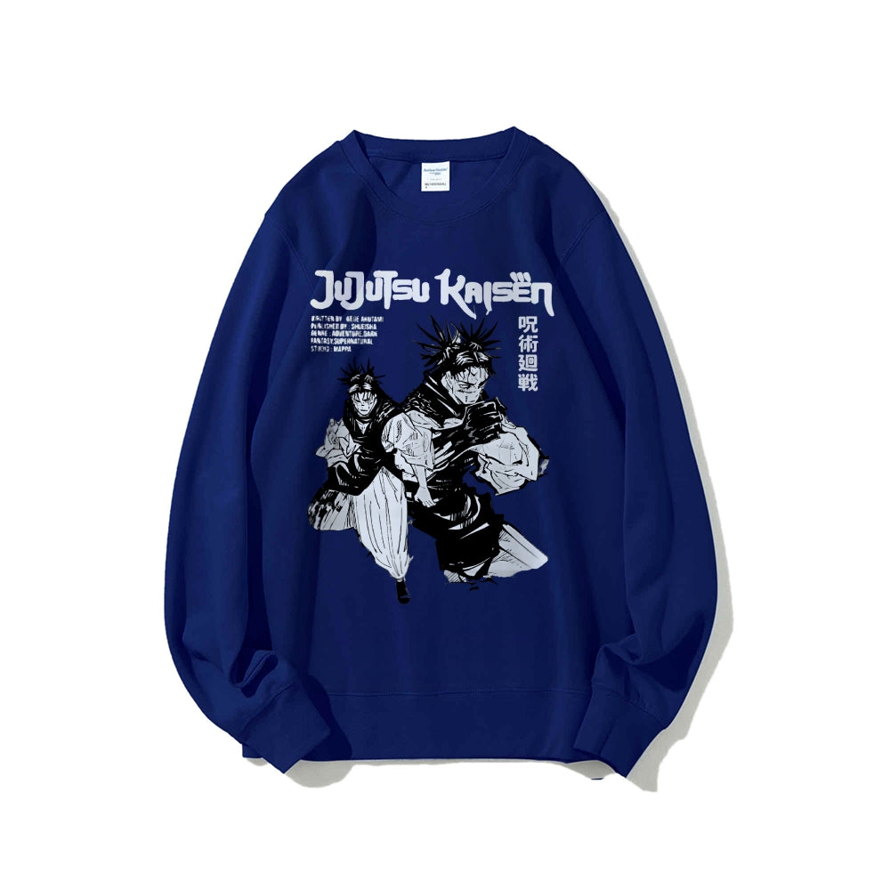 Casual Crewneck Sweatshirt Jujutsu Kaisen