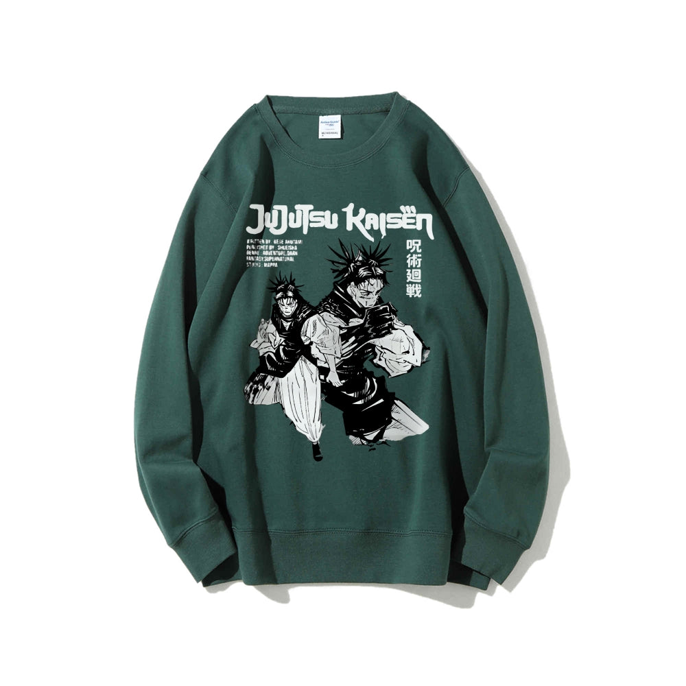 Casual Crewneck Sweatshirt Jujutsu Kaisen
