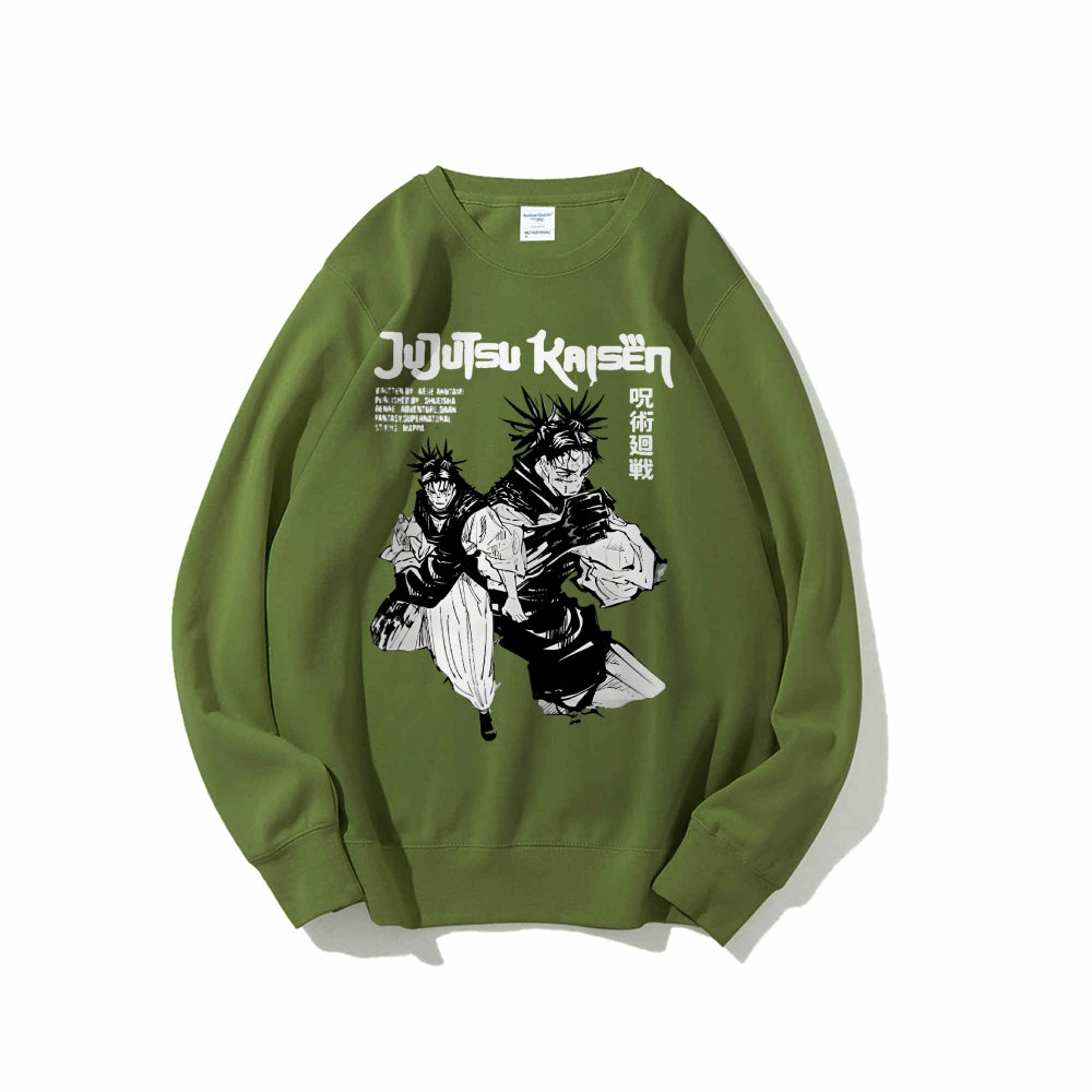 Casual Crewneck Sweatshirt Jujutsu Kaisen